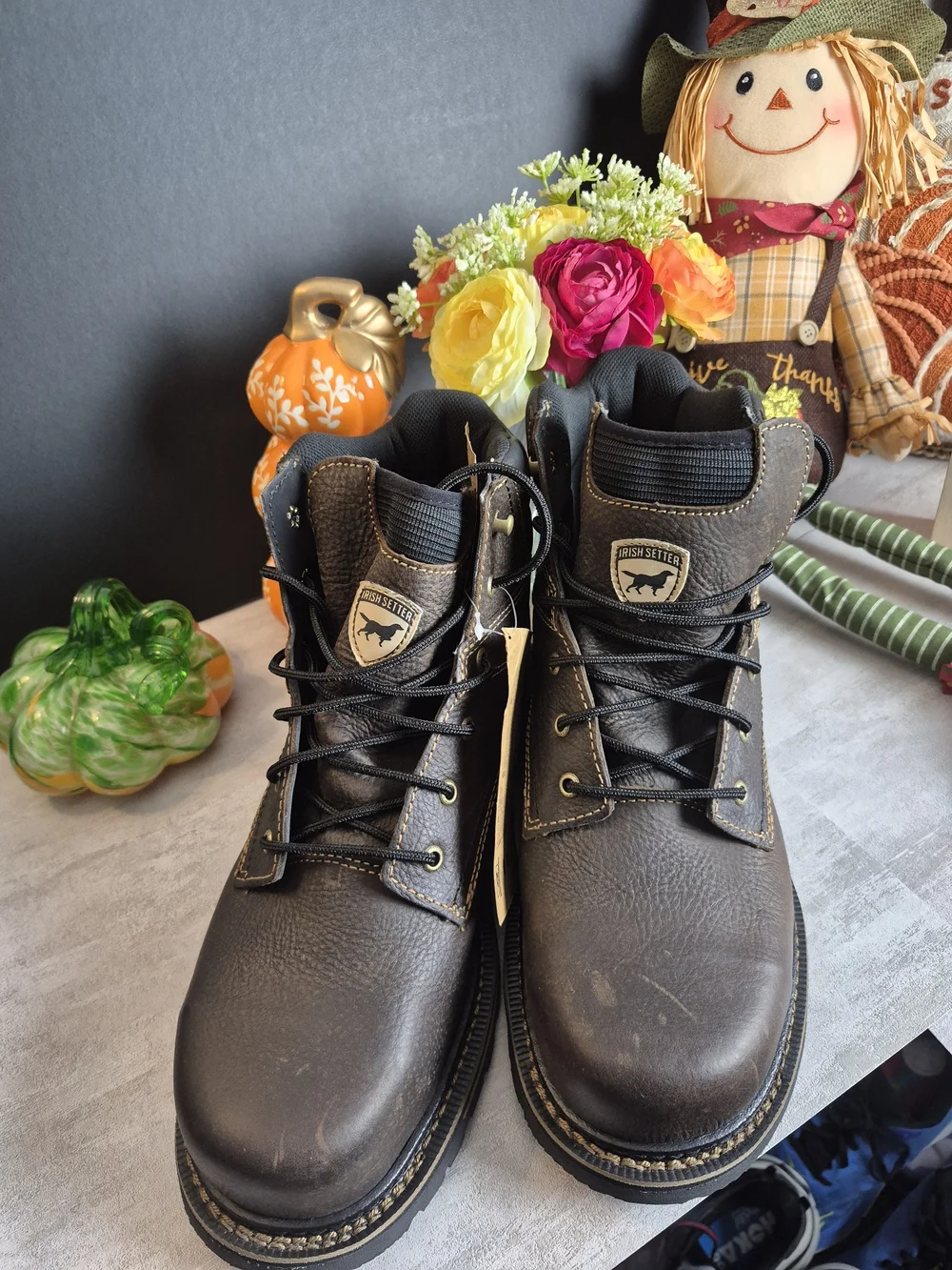 Irish Setter Mens Steel Toe Waterproof Work Boots! New with tags! Size 13